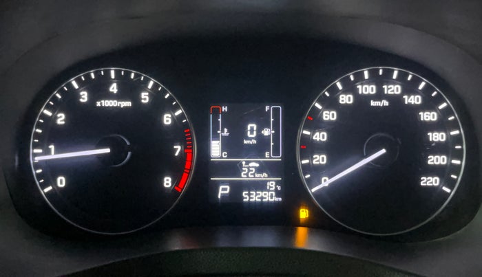 2018 Hyundai Creta SX PLUS AT 1.6 PETROL, Petrol, Automatic, 53,279 km, Odometer Image