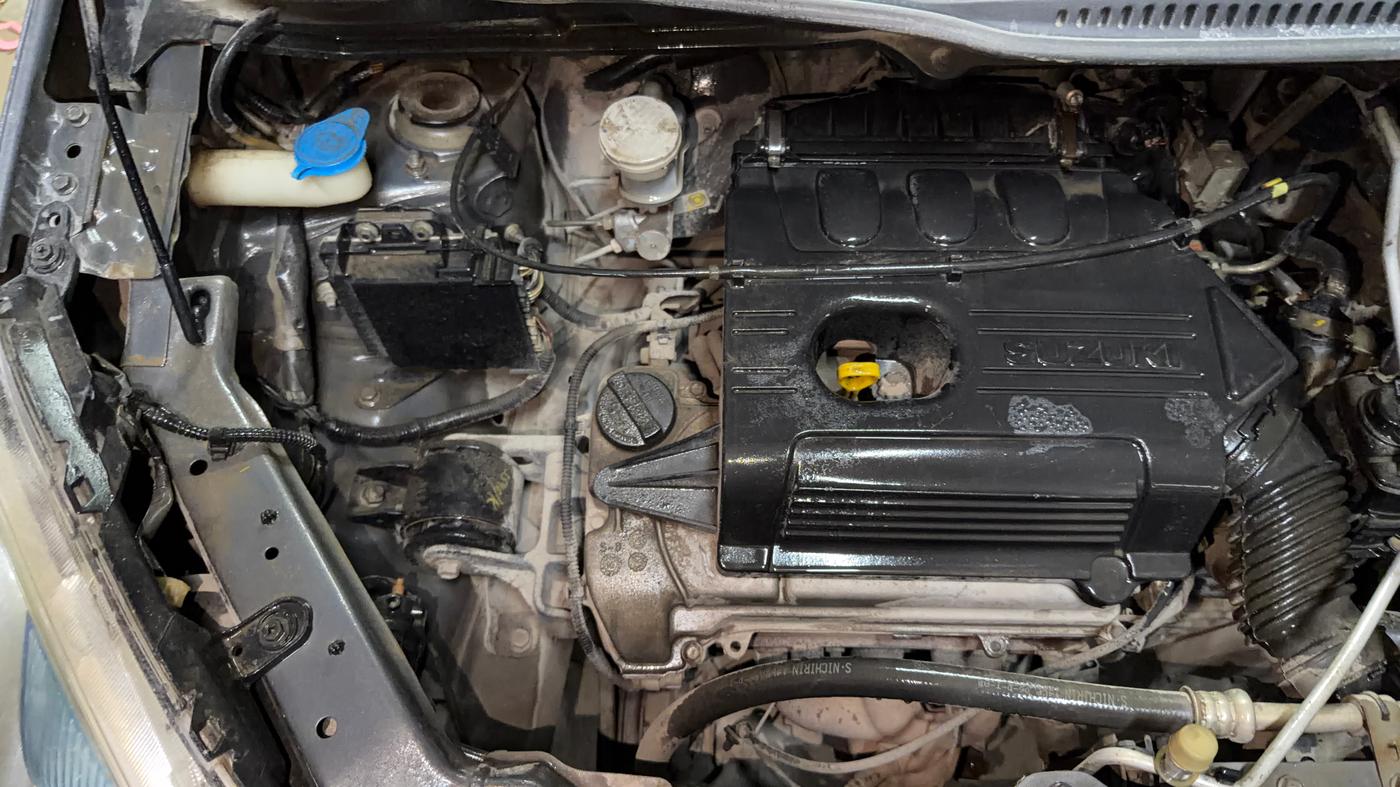 2016 Maruti Wagon R 1.0 LXI CNG, CNG, Manual, 98,170 km, Engine View - Right