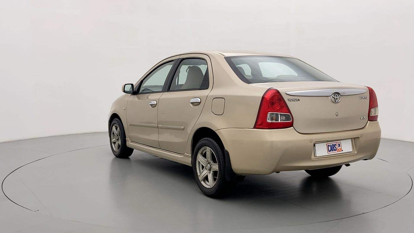 2011 Toyota Etios VX, Petrol, Manual, 33,658 km, Left Back Diagonal
