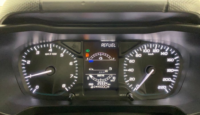 2022 Tata ALTROZ XZ PETROL, Petrol, Manual, 25,933 km, Odometer Image