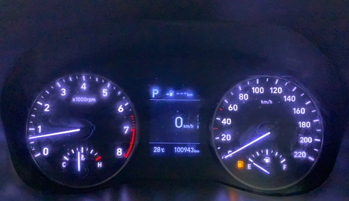 2017 Hyundai Verna 1.6 VTVT SX (O) AT, Petrol, Automatic, 1,01,080 km, Odometer Image
