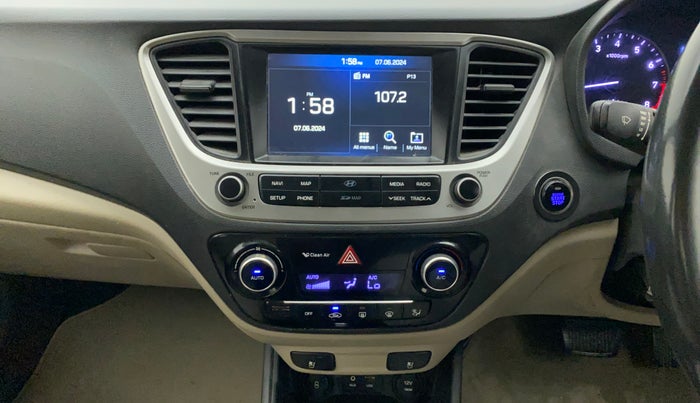 2017 Hyundai Verna 1.6 VTVT SX (O) AT, Petrol, Automatic, 1,01,080 km, Air Conditioner