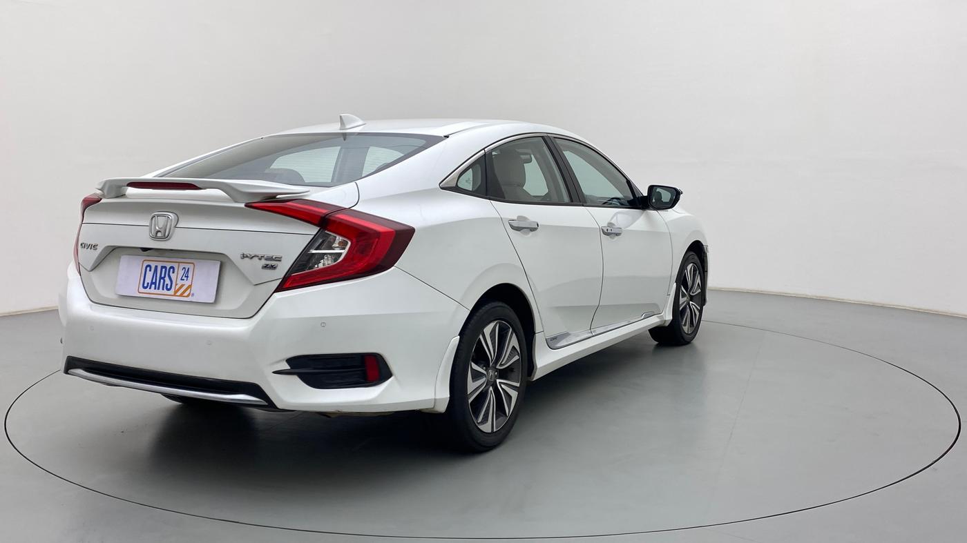 2019 Honda Civic ZX CVT PETROL, Petrol, Automatic, 19,663 km, Right Back Diagonal