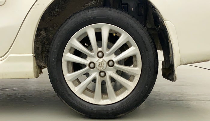 2011 Toyota Etios VX, Petrol, Manual, 88,332 km, Left Rear Wheel