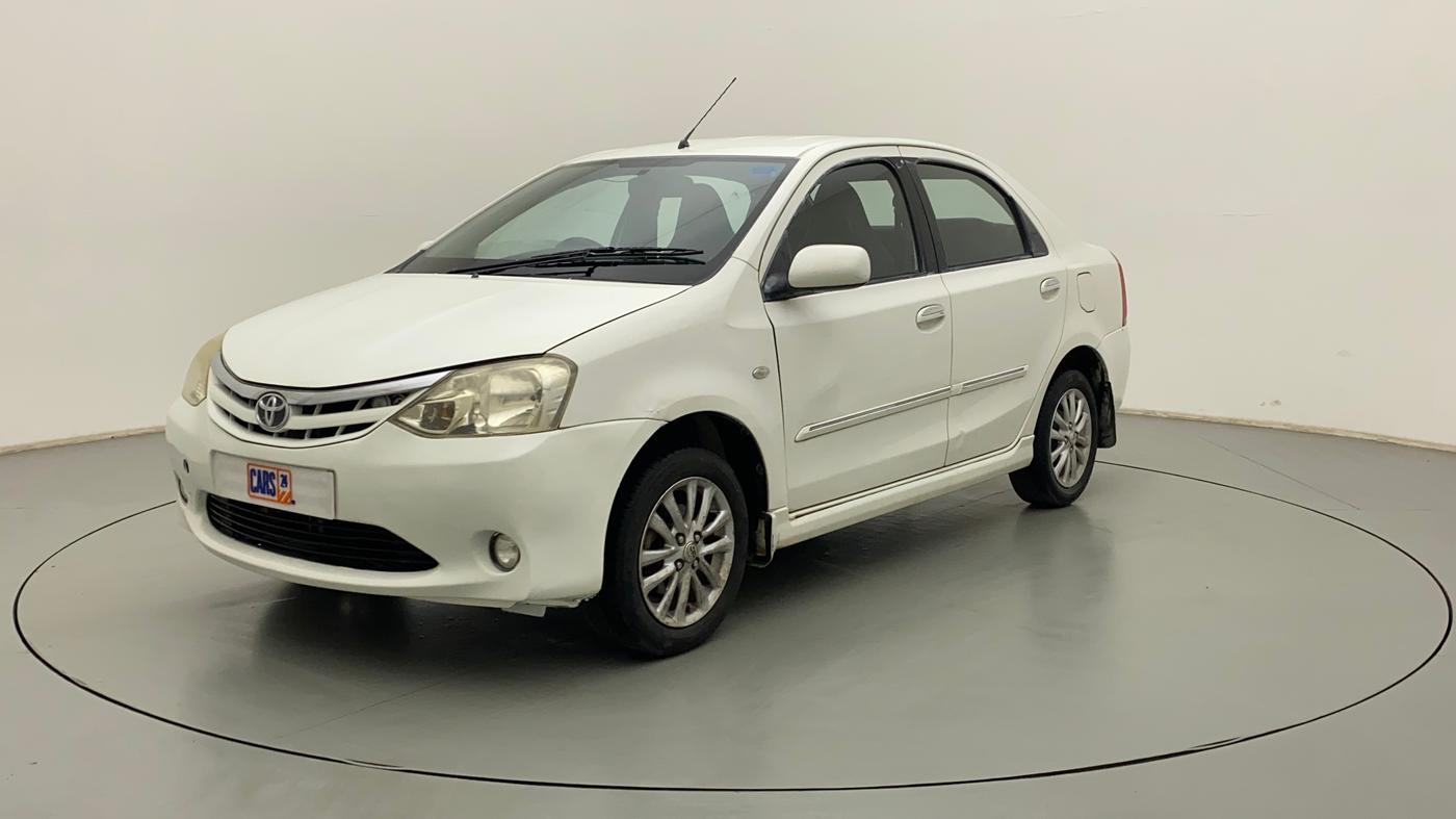 2011 Toyota Etios VX, Petrol, Manual, 88,332 km, Left Front Diagonal