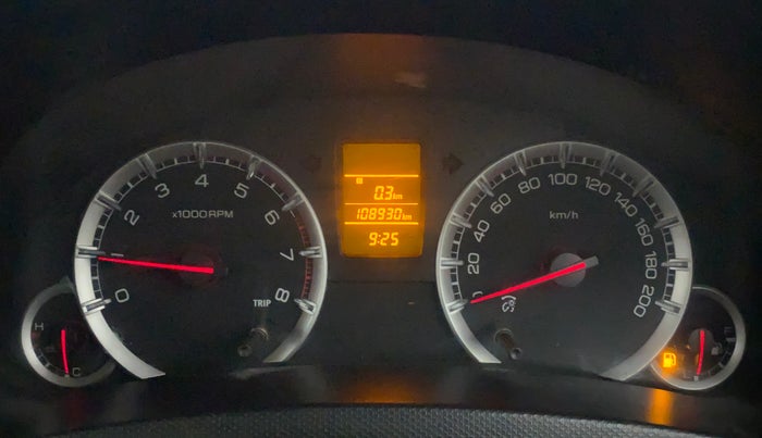 2013 Maruti Swift VXI, Petrol, Manual, 1,09,025 km, Odometer Image