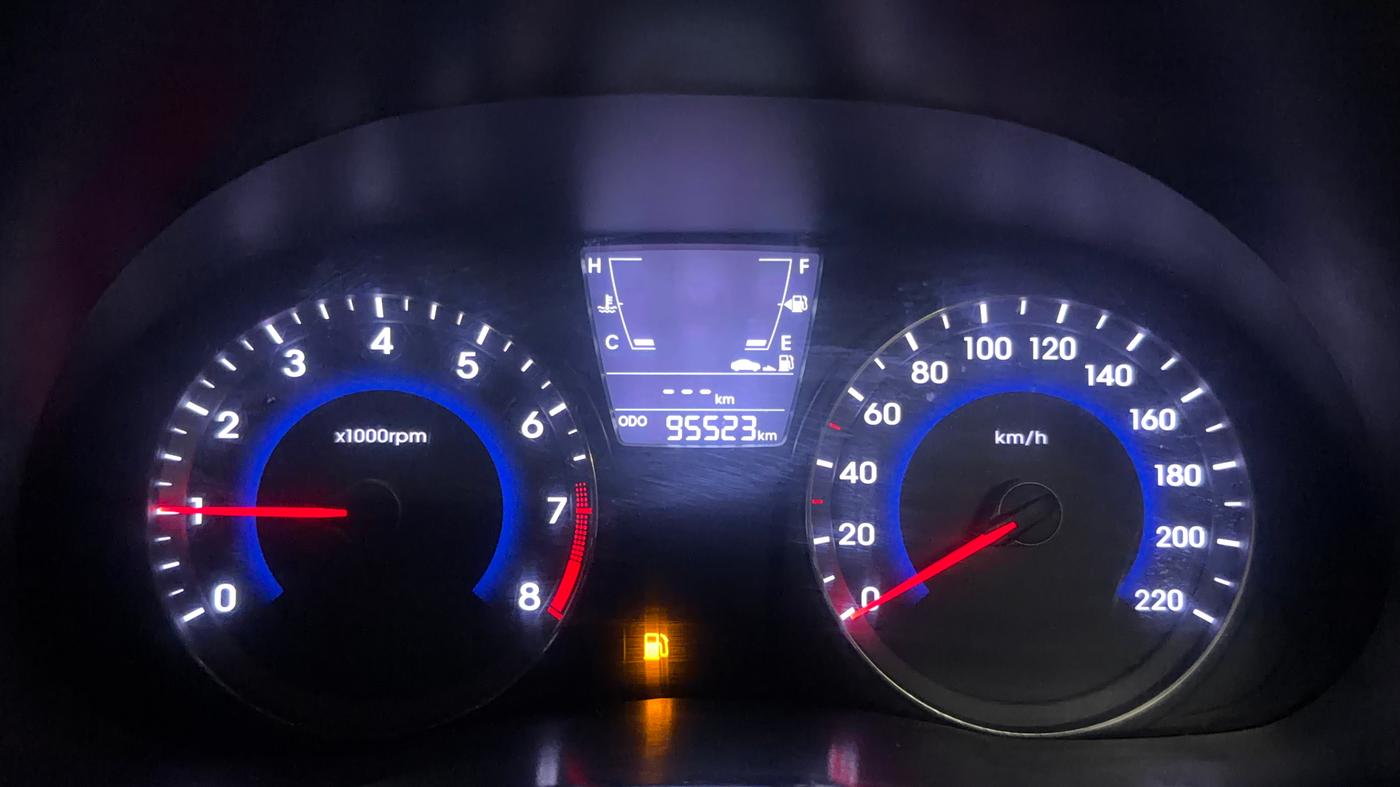 2014 Hyundai Verna FLUIDIC 1.6 VTVT SX, Petrol, Manual, 95,496 km, Odometer Image