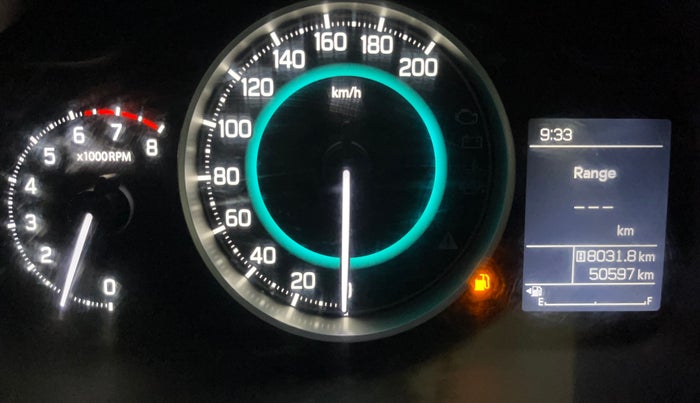 2018 Maruti IGNIS DELTA 1.2, Petrol, Manual, 50,586 km, Odometer Image