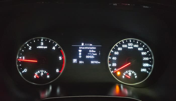 2021 KIA SELTOS HTK PLUS AT 1.5 DIESEL, Diesel, Automatic, 98,740 km, Odometer Image