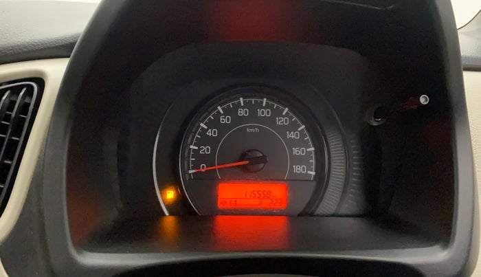 2019 Maruti New Wagon-R VXI 1.2, Petrol, Manual, 1,15,521 km, Odometer Image