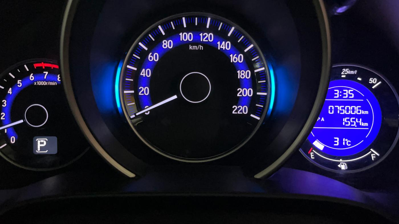 2015 Honda Jazz 1.2L I-VTEC V AT, Petrol, Automatic, 75,016 km, Odometer Image