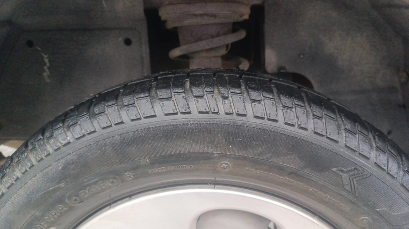 2016 Tata Nano TWIST XTA, Petrol, Automatic, 17,575 km, Left Rear Tyre Tread