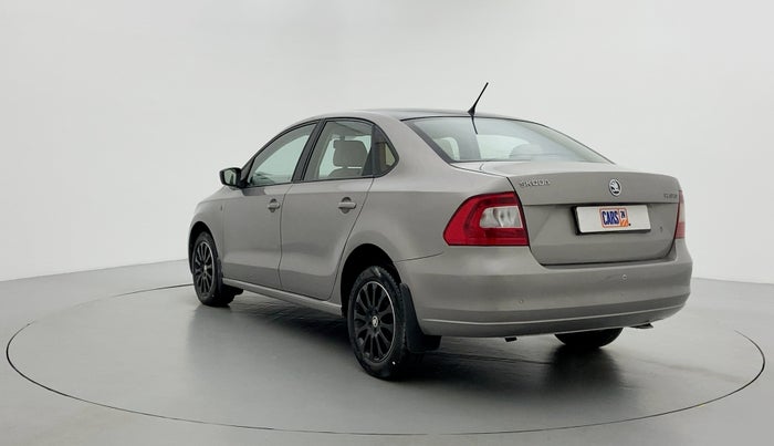 2015 Skoda Rapid 1.5 TDI MT ELEGANCE BLACK PACKAGE, Diesel, Manual, 64,793 km, Left Back Diagonal