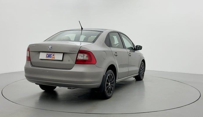 2015 Skoda Rapid 1.5 TDI MT ELEGANCE BLACK PACKAGE, Diesel, Manual, 64,793 km, Right Back Diagonal