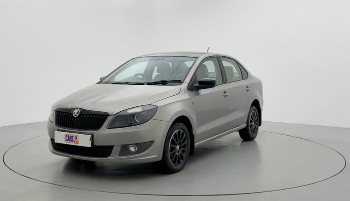 2015 Skoda Rapid 1.5 TDI MT ELEGANCE BLACK PACKAGE, Diesel, Manual, 64,793 km, Left Front Diagonal