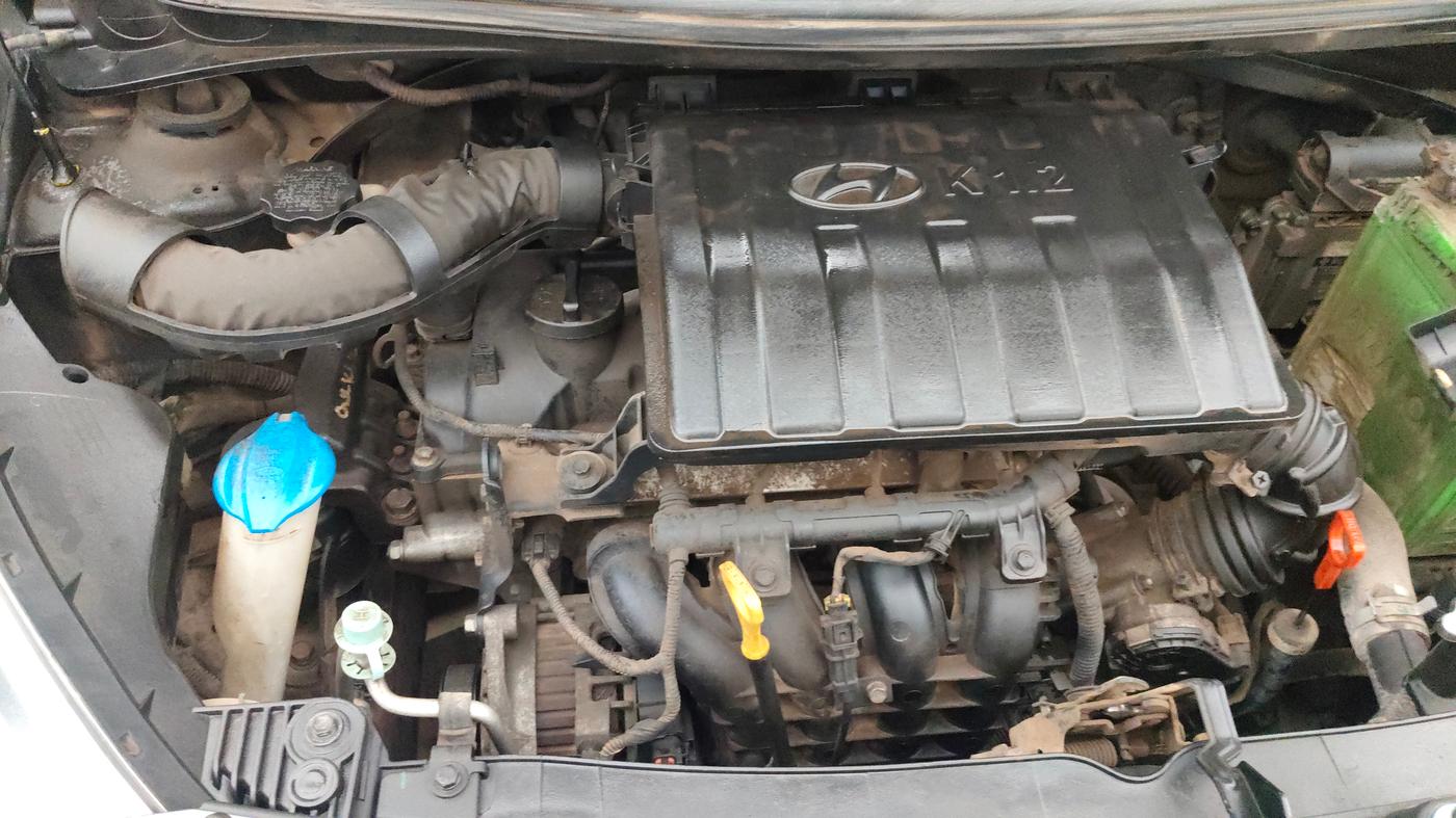 2015 Hyundai Grand i10 ASTA AT 1.2 KAPPA VTVT, Petrol, Automatic, 48,855 km, Engine View - Right
