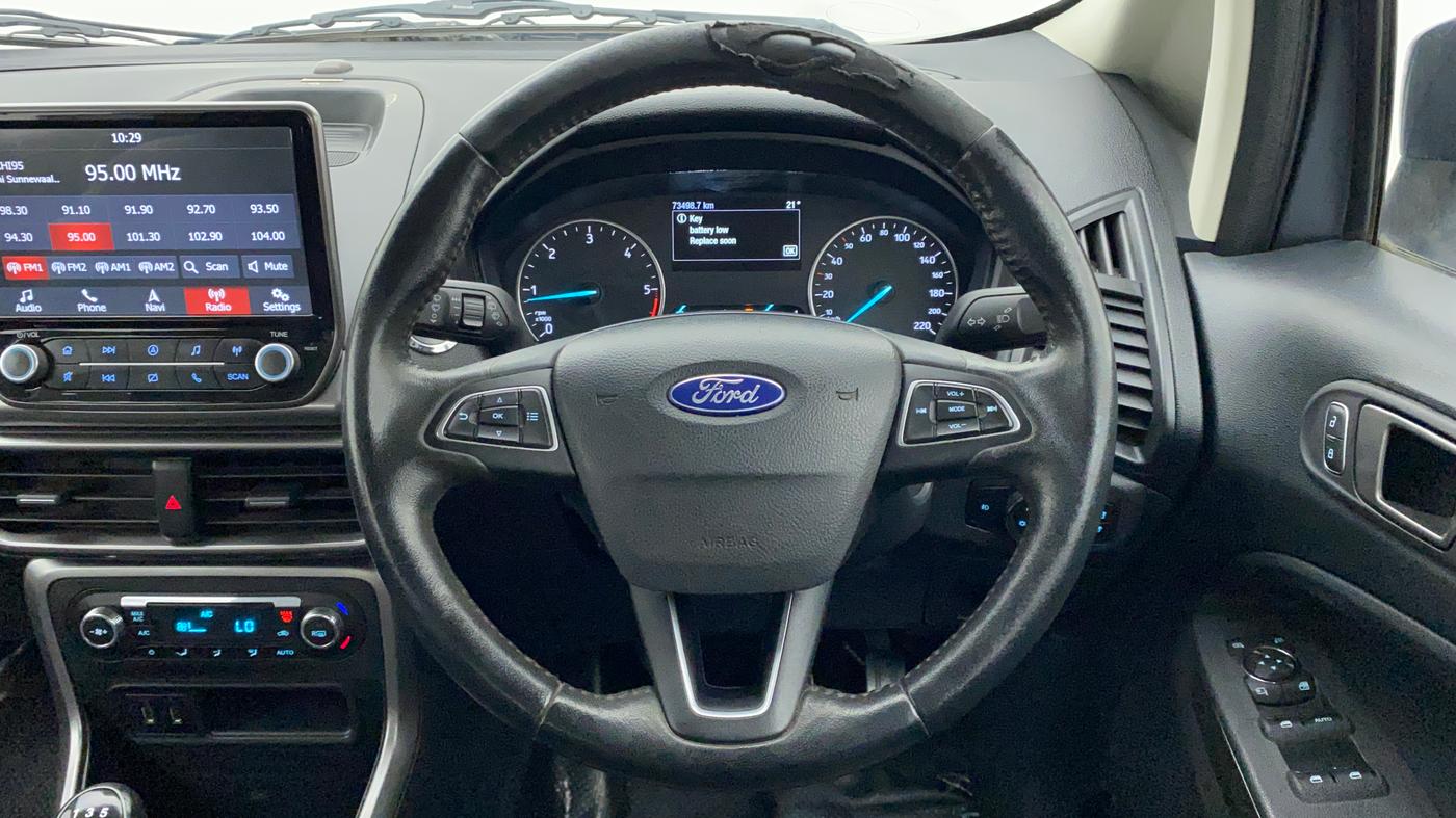 2019 Ford Ecosport TITANIUM 1.5L DIESEL, Diesel, Manual, 73,922 km, Steering Wheel Close Up