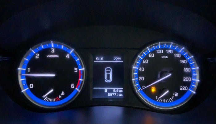 2017 Maruti S Cross ALPHA 1.3, Diesel, Manual, 58,771 km, Odometer Image