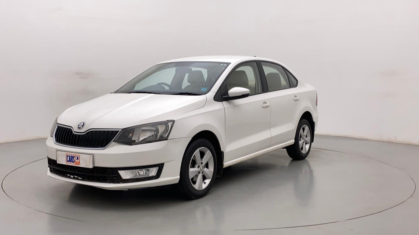 2016 Skoda Rapid AMBITION 1.5 TDI, Diesel, Manual, 1,35,459 km, Left Front Diagonal