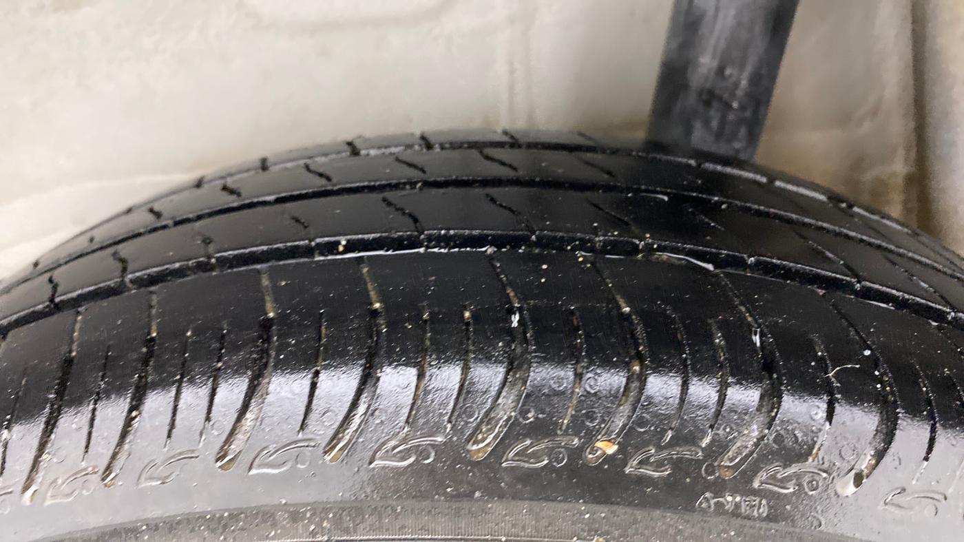 2019 Maruti S PRESSO VXI (O), Petrol, Manual, 76,529 km, Left Rear Tyre Tread