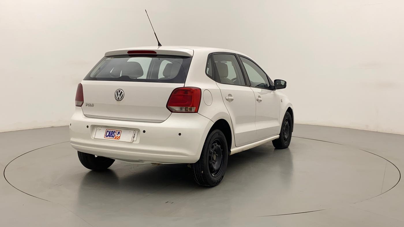 2010 Volkswagen Polo COMFORTLINE 1.2L PETROL, Petrol, Manual, 53,553 km, Right Back Diagonal