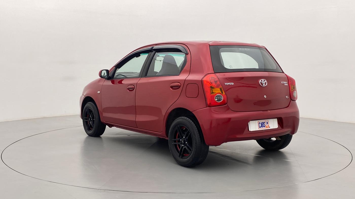 2011 Toyota Etios Liva G, Petrol, Manual, 68,155 km, Left Back Diagonal
