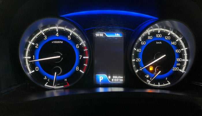 2018 Maruti Baleno ALPHA CVT PETROL 1.2, Petrol, Automatic, 81,033 km, Odometer Image