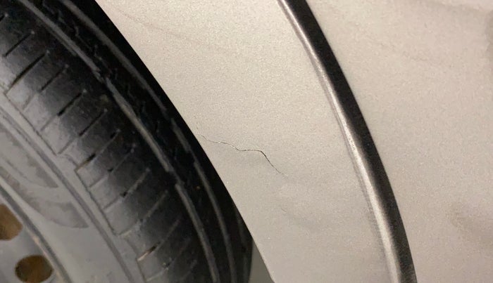 2016 Datsun Go T, Petrol, Manual, 68,083 km, Right quarter panel - Paint has minor damage