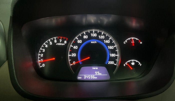 2016 Hyundai Grand i10 SPORTZ 1.2 KAPPA VTVT, Petrol, Manual, 34,584 km, Odometer Image