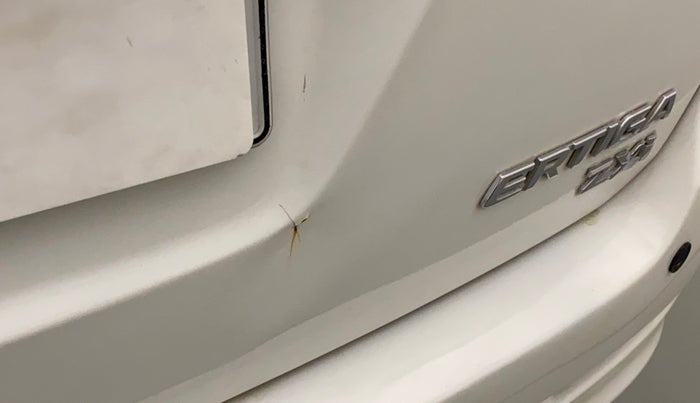 2015 Maruti Ertiga ZXI, Petrol, Manual, 61,987 km, Dicky (Boot door) - Slightly dented