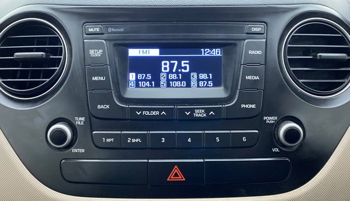 2018 Hyundai Grand i10 MAGNA 1.2 KAPPA VTVT, Petrol, Manual, 52,697 km, Infotainment System