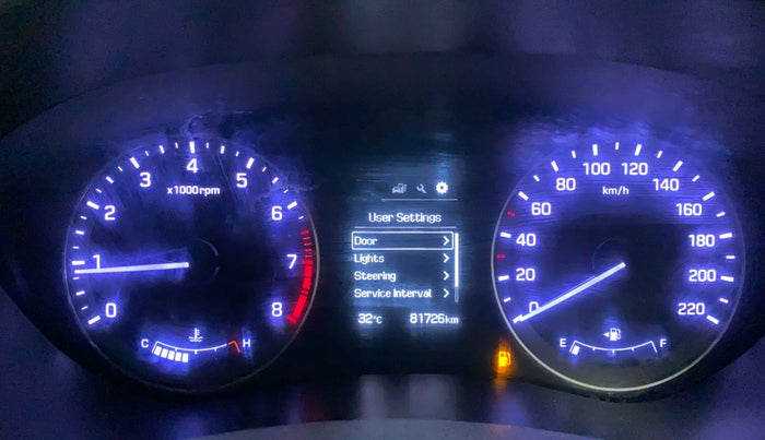 2017 Hyundai Elite i20 ASTA 1.2 (O), Petrol, Manual, 81,726 km, Odometer Image