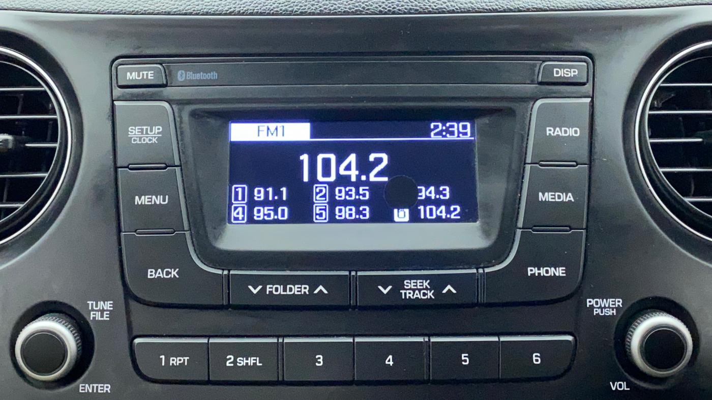 2018 Hyundai Xcent E+, Petrol, Manual, 25,998 km, Infotainment System