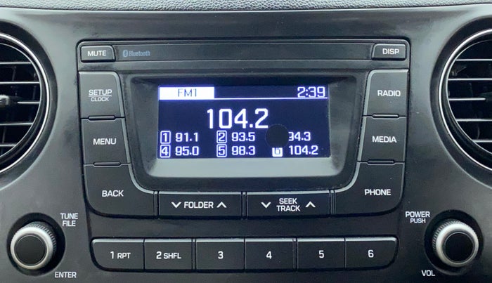 2018 Hyundai Xcent E+, Petrol, Manual, 25,998 km, Infotainment System