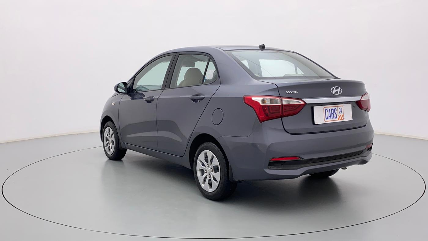2018 Hyundai Xcent E+, Petrol, Manual, 25,998 km, Left Back Diagonal