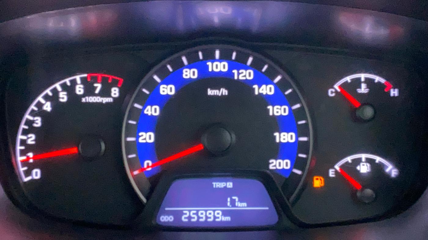 2018 Hyundai Xcent E+, Petrol, Manual, 25,998 km, Odometer Image