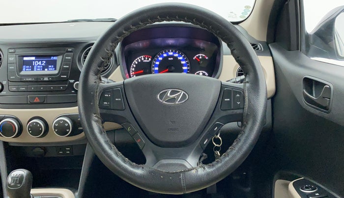 2018 Hyundai Xcent E+, Petrol, Manual, 25,998 km, Steering Wheel Close Up