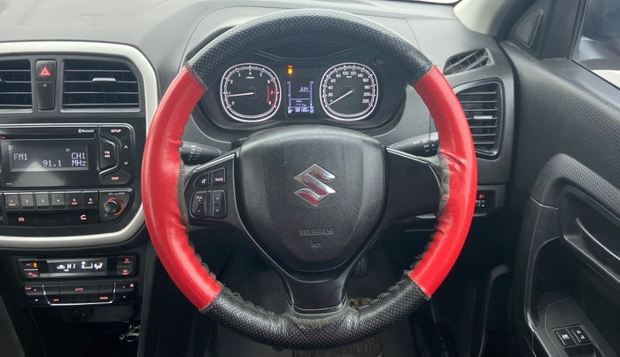 2021 Maruti Vitara Brezza VXI, Petrol, Manual, 58,200 km, Steering Wheel Close Up