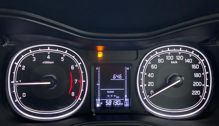 2021 Maruti Vitara Brezza VXI, Petrol, Manual, 58,200 km, Odometer Image