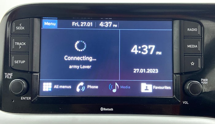 2021 Hyundai GRAND I10 NIOS SPORTZ 1.2 KAPPA VTVT CNG, CNG, Manual, 26,081 km, Infotainment System