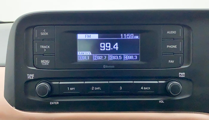 2020 Hyundai AURA S 1.2 CNG, CNG, Manual, 28,942 km, Infotainment System