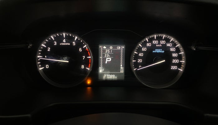 2024 Maruti BREZZA VXI AT SMART HYBRID, Petrol, Automatic, 27,089 km, Odometer Image