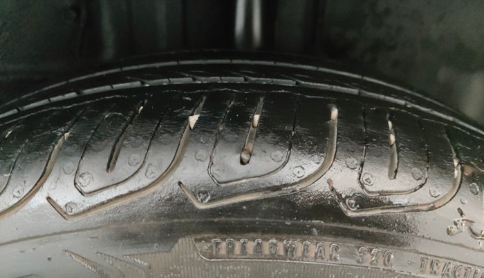 2022 Tata ALTROZ XZA PLUS, Petrol, Automatic, 39,618 km, Left Rear Tyre Tread