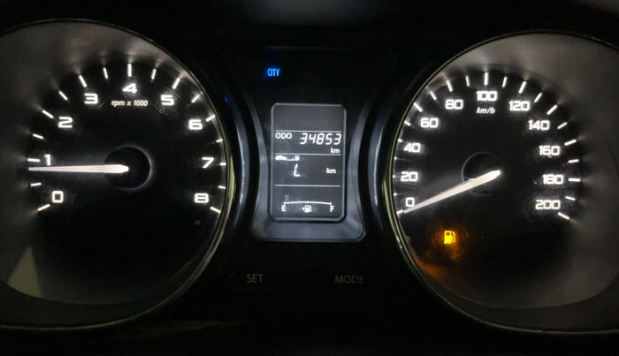 2020 Tata TIGOR XE PETROL, Petrol, Manual, 34,844 km, Odometer Image