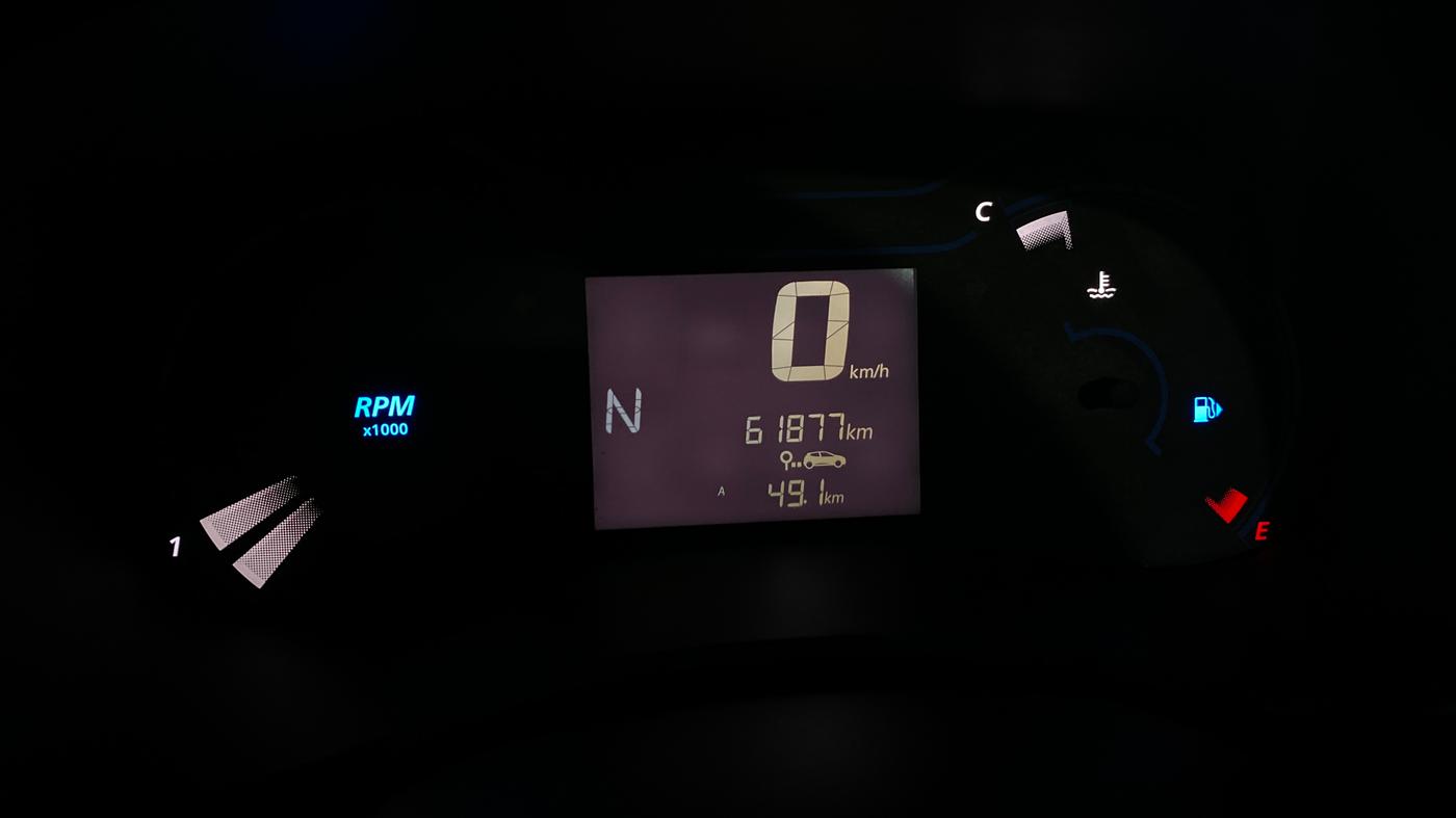 2020 Renault Kwid CLIMBER 1.0 AMT (O), Petrol, Automatic, 61,876 km, Odometer Image