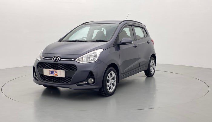 2019 Hyundai Grand i10 SPORTZ 1.2 KAPPA VTVT, Petrol, Manual, 2,05,020 km, Left Front Diagonal