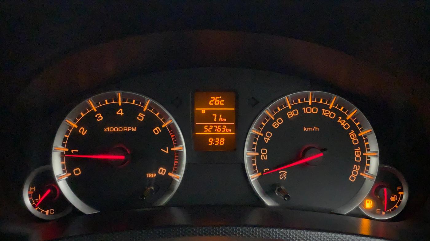 2015 Maruti Swift ZXI, Petrol, Manual, 52,763 km, Odometer Image