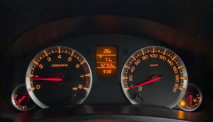 2015 Maruti Swift ZXI, Petrol, Manual, 52,763 km, Odometer Image