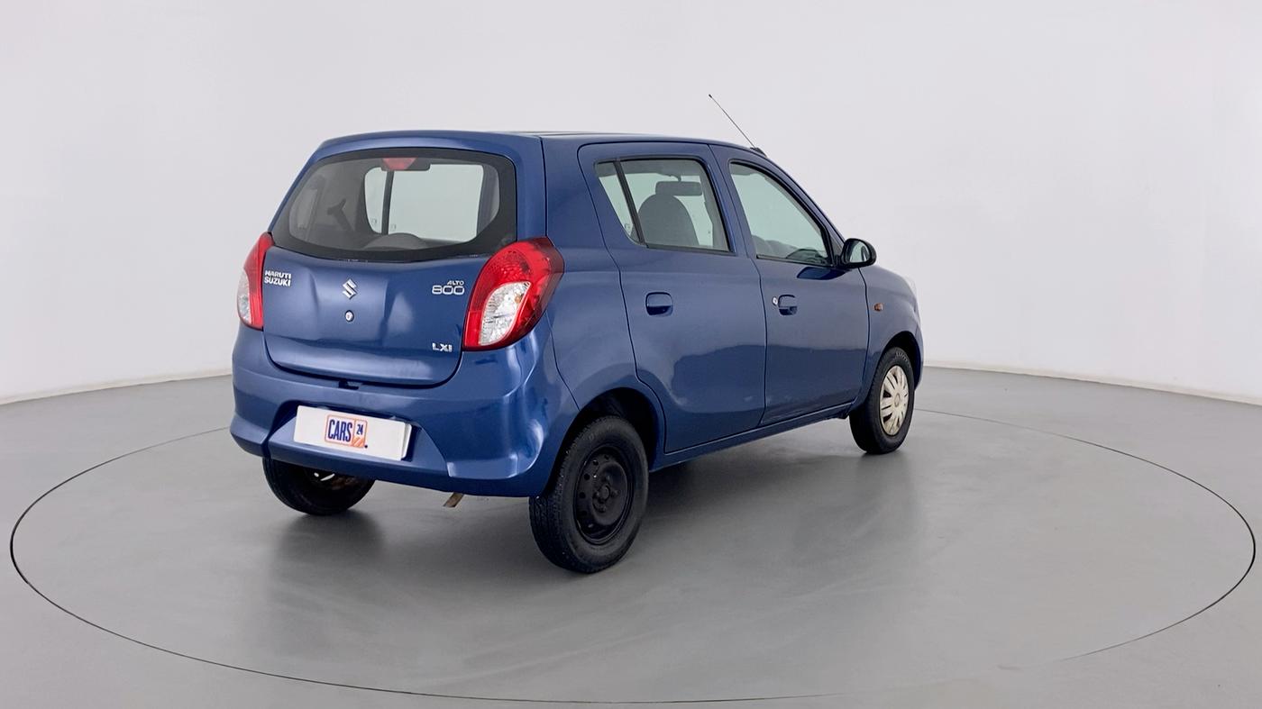 2013 Maruti Alto 800 LXI, Petrol, Manual, 49,169 km, Right Back Diagonal