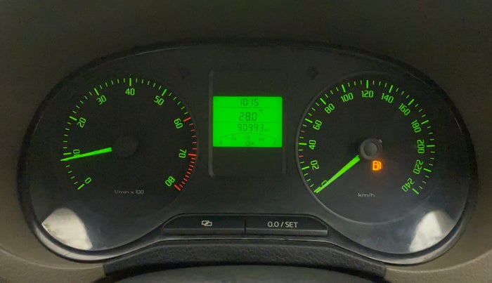 2013 Skoda Rapid ACTIVE 1.6 MPI MT PLUS, Petrol, Manual, 90,993 km, Odometer Image